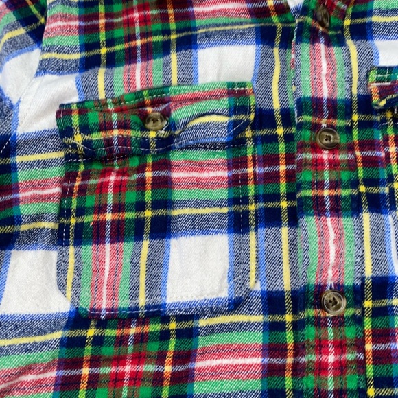 Abercrombie & Fitch Muscle Plaid Flannel Shirt | Size Large - Picture 6 of 11